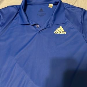 Medium blue golf polo